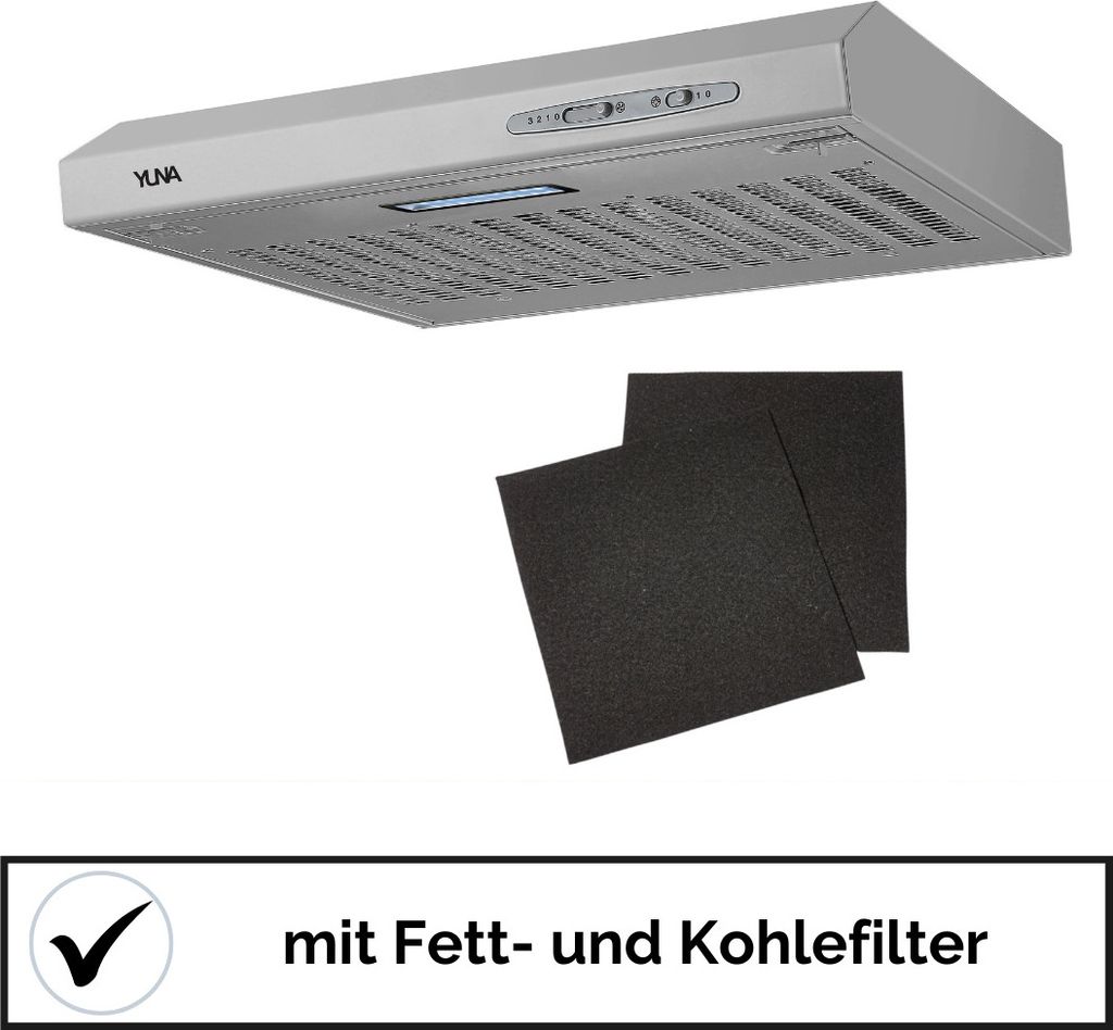 YUNA Milena Dunstabzugshaube KUBH 60210, 60 cm, inklusive Produktbild 3