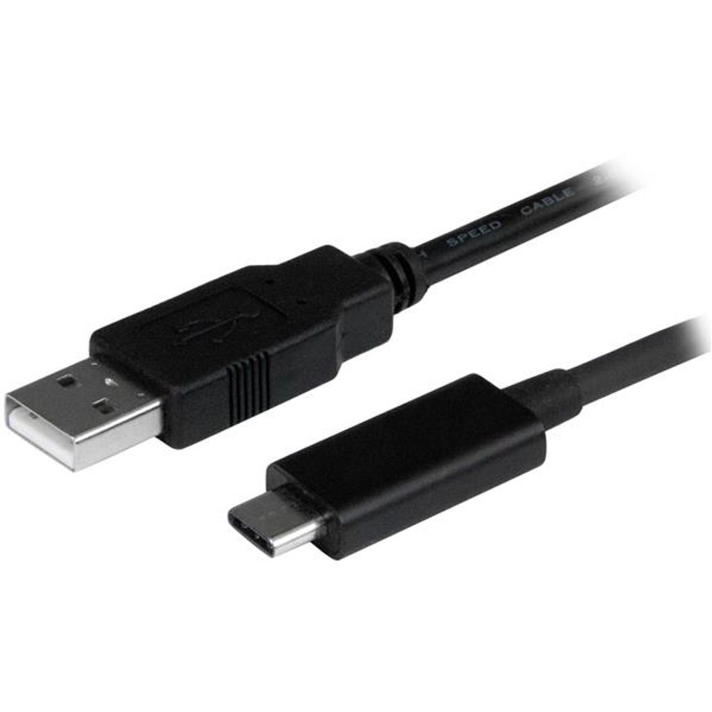 StarTech.com USB-A zu USB-C Kabel 1m, USB 2.0, 3A, Schwarz Produktbild 