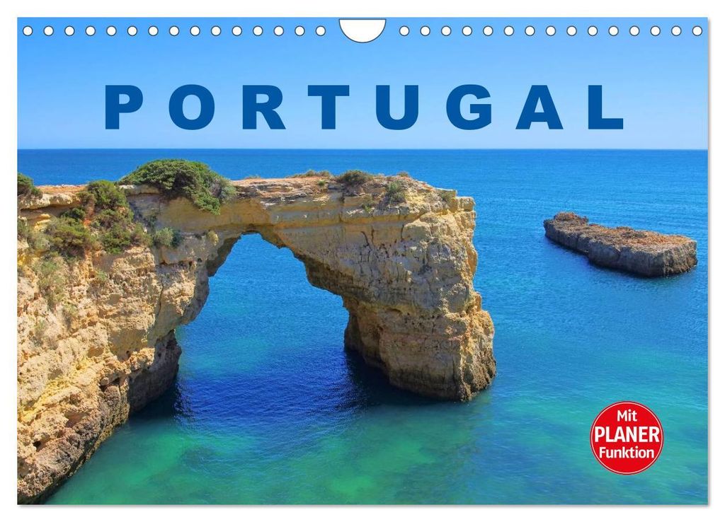 Portugal (Wandkalender 2027 DIN A4 quer), CALVENDO Monatskalender