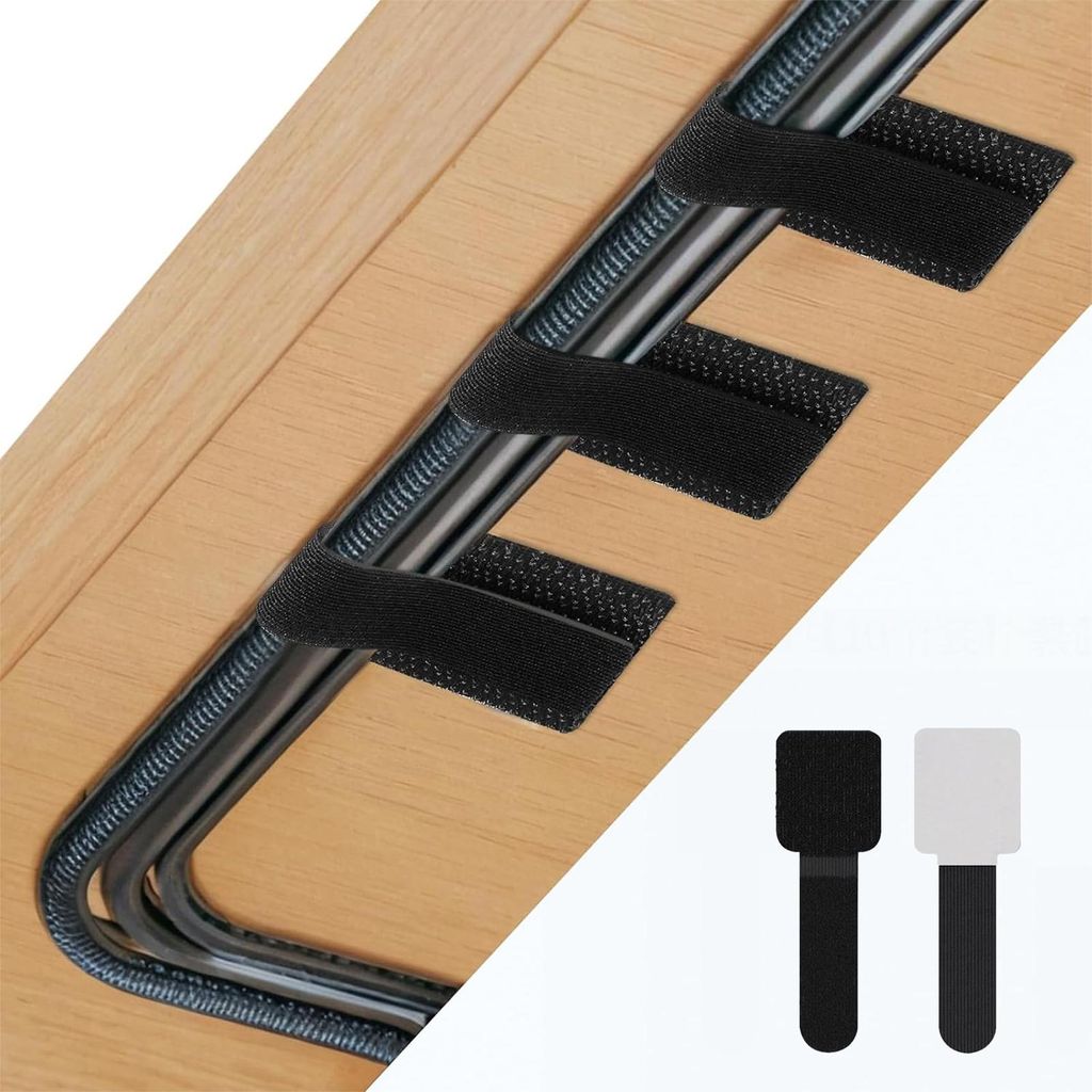 STILVORA Kabelbinder, Kabelbinder Klett selbstklebend, 50er Set Kabel-Organizer mit starkem Klettverschluss & Klebepad, wiederverwendbar, flexibel,...