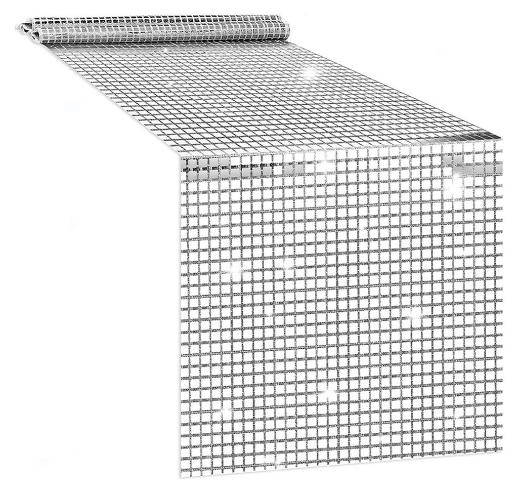 1 Stück Party-Glitzer-Tischflagge – 30 x 275 cm