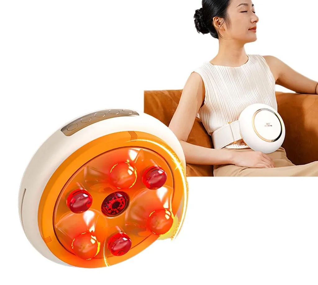 Masseur Abdominal Chauffant 3D pour Relaxation et Confort Intestinal