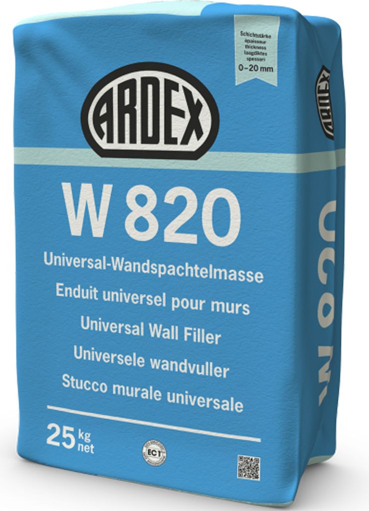 ARDEX W 820 Superfinish Wandspachtel Spachtelmasse Produktbild 