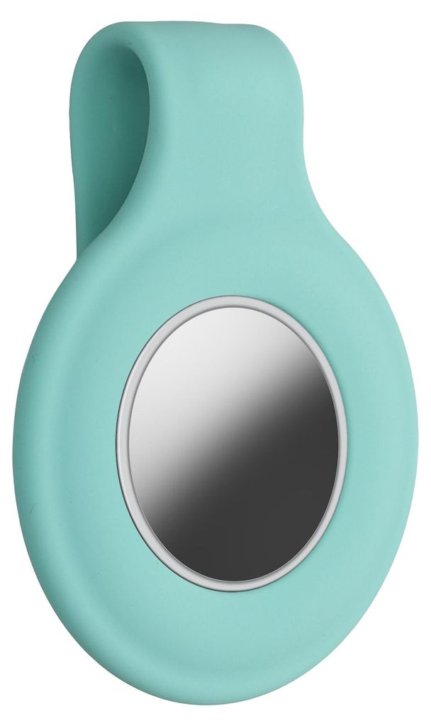 kwmobile Clip Halter kompatibel mit Apple AirTag - Case kompatibel mit Air Tag Silikon Hülle Tracker Schutzhülle - Klemm Halter Holder - Halterun...