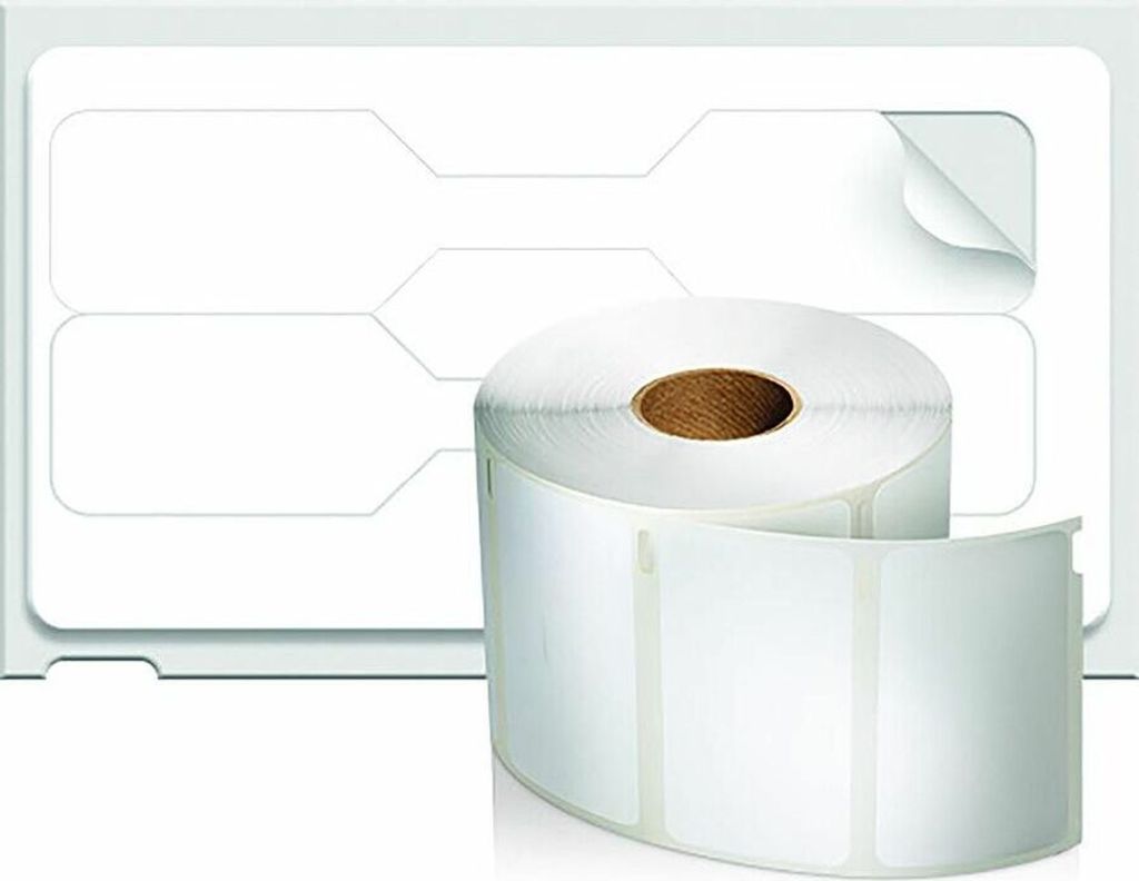 DYMO Original LW 2-fach Preisschild-Etiketten | 10 mm x 19 mm | Etiketten für LabelWriter Etikettendrucker | 1 Rolle mit 1500 Preisschild-Aufklebe...