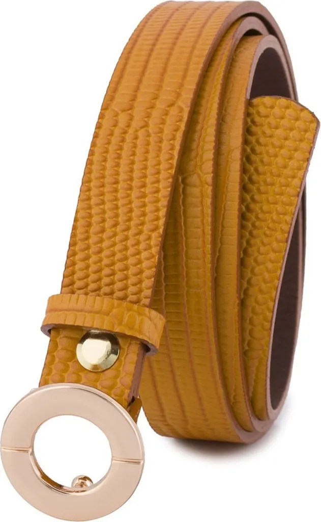 Beltimore o1680: Cintura Uomo Elegante in Pelle Nera a Righe 40mm