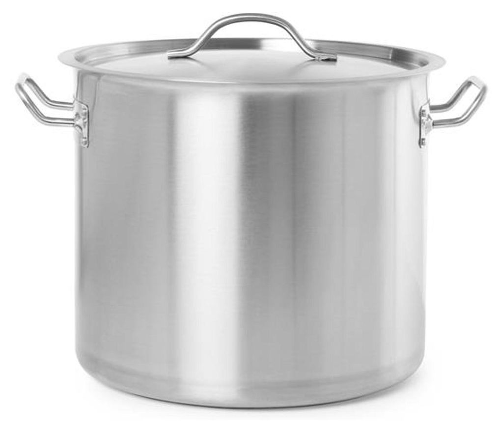 HENDI Bratentopf mit Deckel  32x28cm 22 l Edelstahl     Produktbild 
