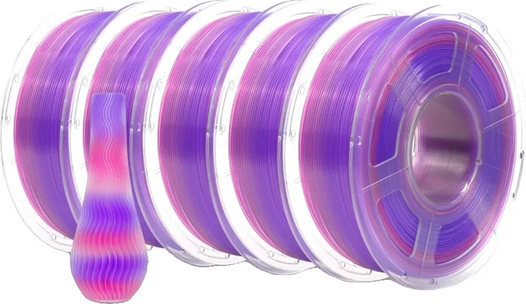 Réussir vos Impressions 3D Déco avec le PLA JAYO Arc-en-ciel Transparent