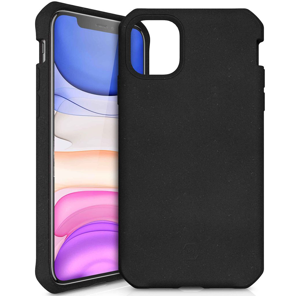 Itskins, Feronia Terra verstärkte Apple iPhone 11-Hülle, Schwarz