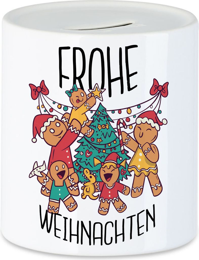 Frohe Weihnachten Spardose Weihnachten Familienzeit Weihnachtsbaum Geschenke Geschenkidee Happy Family