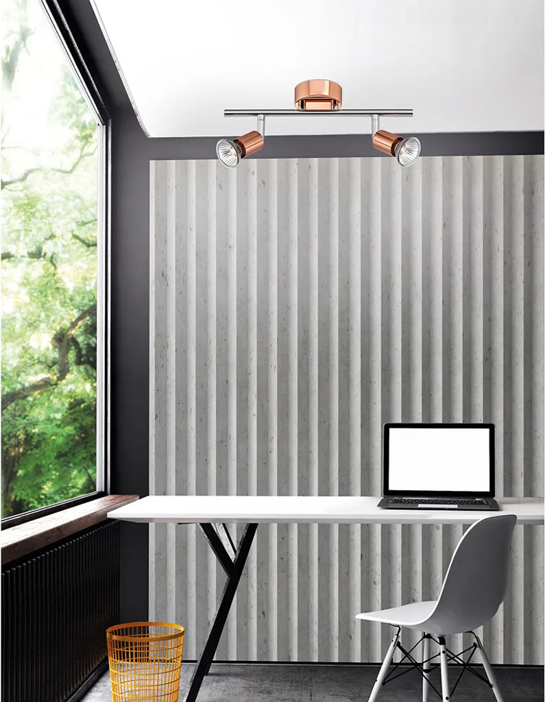 Nova Luce Faretto Base 2 Luci: Illuminazione Orientabile Professionale