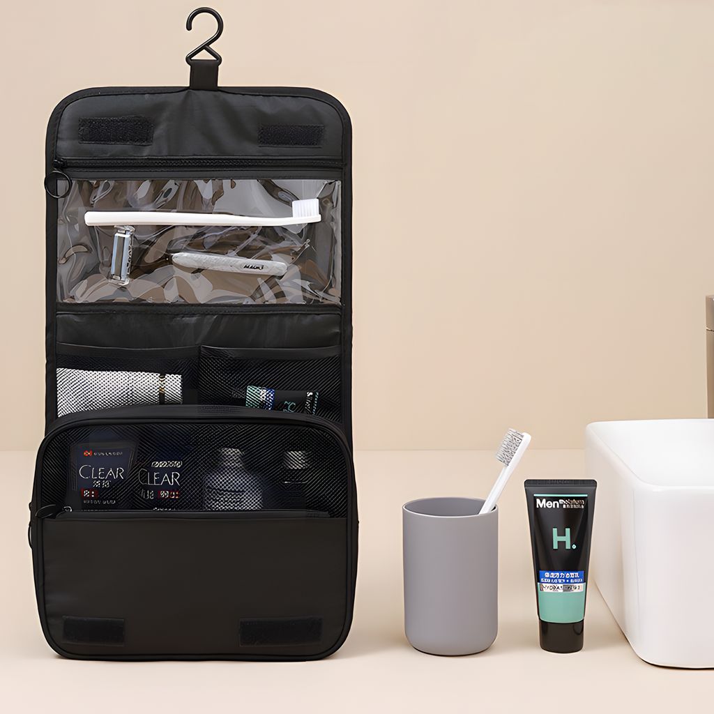 Kulturtasche Organizer, Großer Stauraum, Reißverschluss