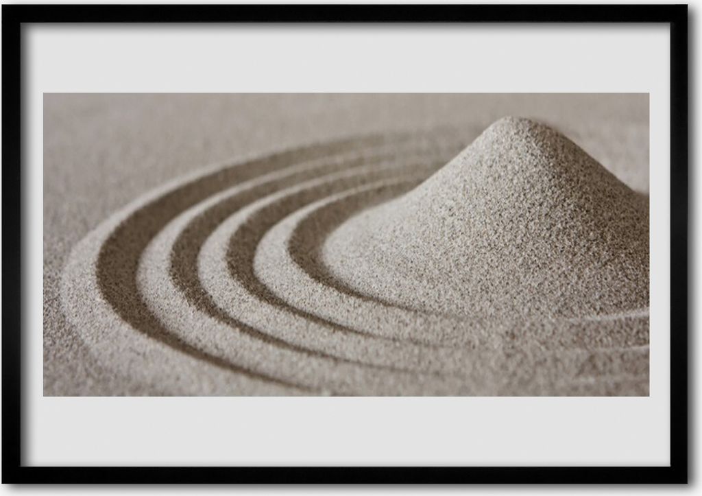 Bild 70x50 MDF-Rahmen Wandkunst Sandkunst