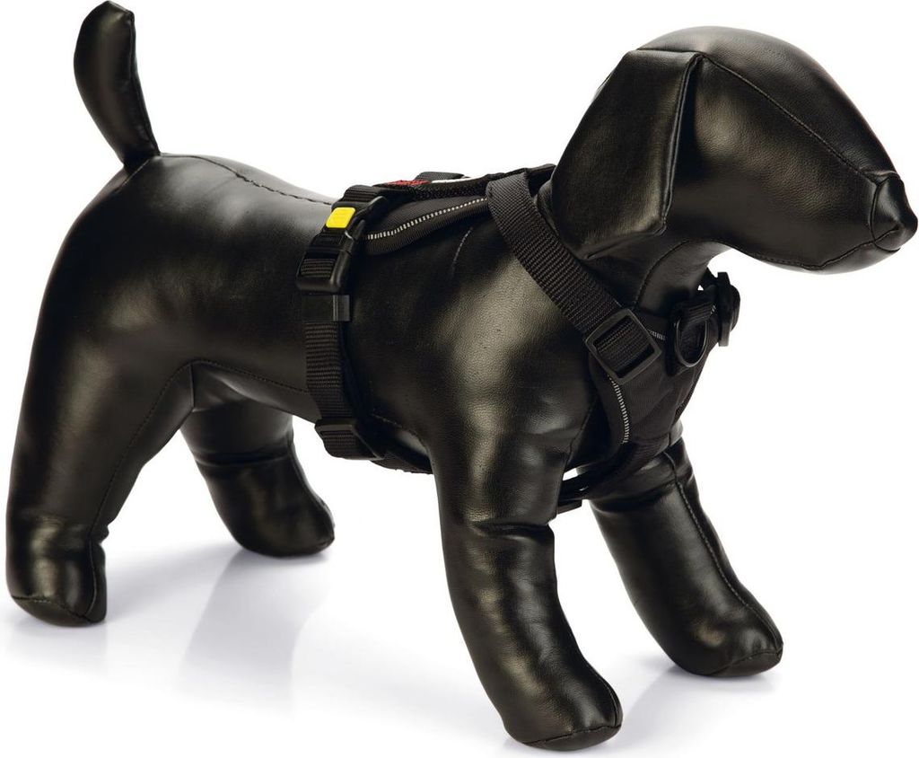Beeztees Parinca Premiun Y-Geschirr - Hundegeschirr - Nylon - schwarz -