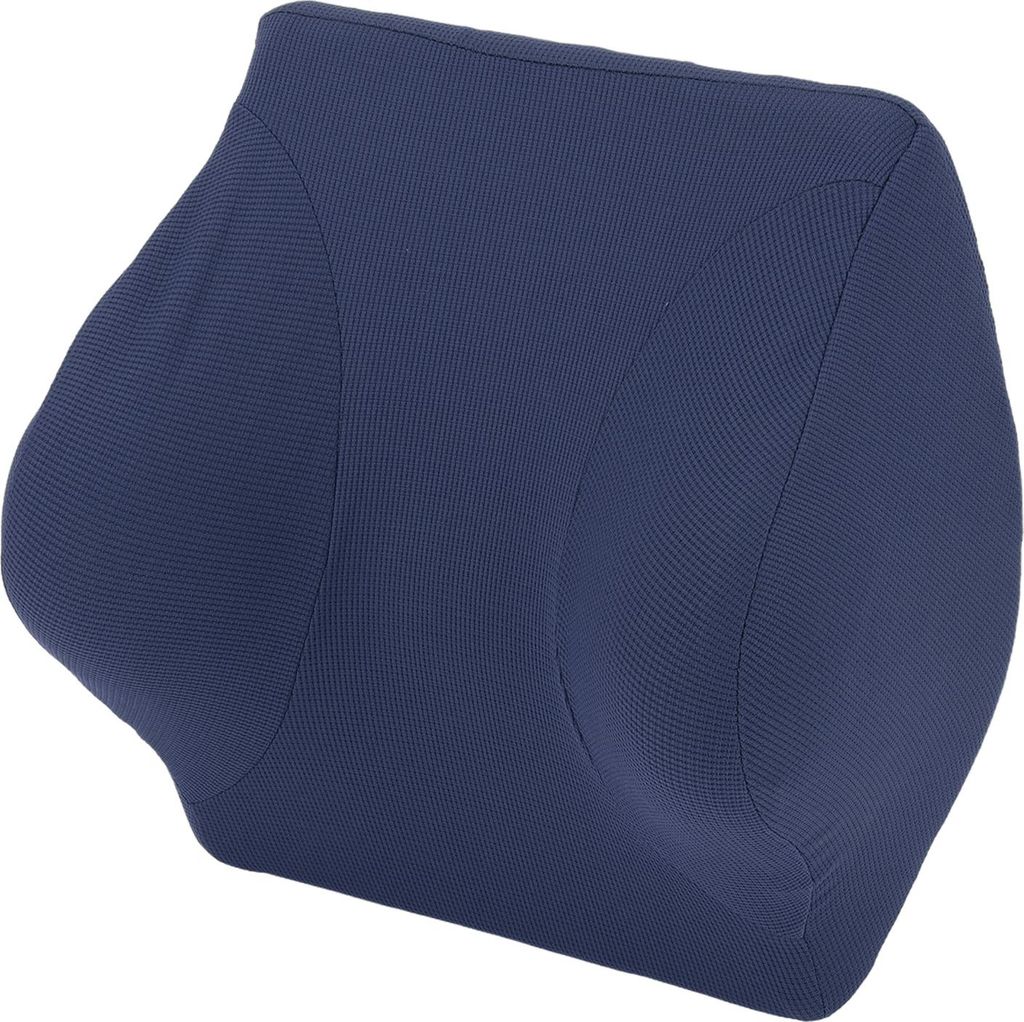 1 Stück Universal Auto Nackenkissen Unregelmäßig Geformtes Auto Kopfstützenkissen für Nacken Rücken Atmungsaktiv - Memory Foam Blau