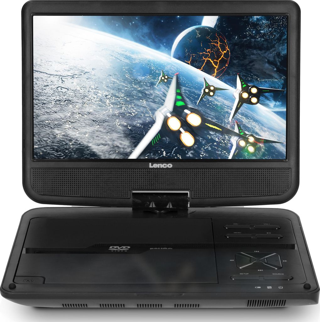 Lenco DVP-1010BK - 10 Zoll tragbarer DVD-Spieler mit Produktbild 