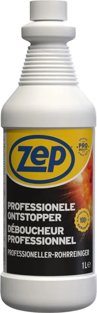 Zep Débloqueur Liquide 1L à Action Rapide contre les Bouchons Tenaces