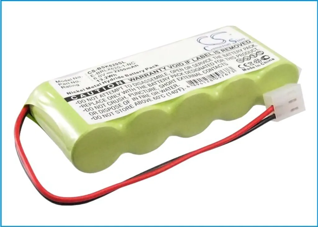 Batterie Techtek compatible Somfy BD5000 BD6000 remplace E-BRLX620-1-NC