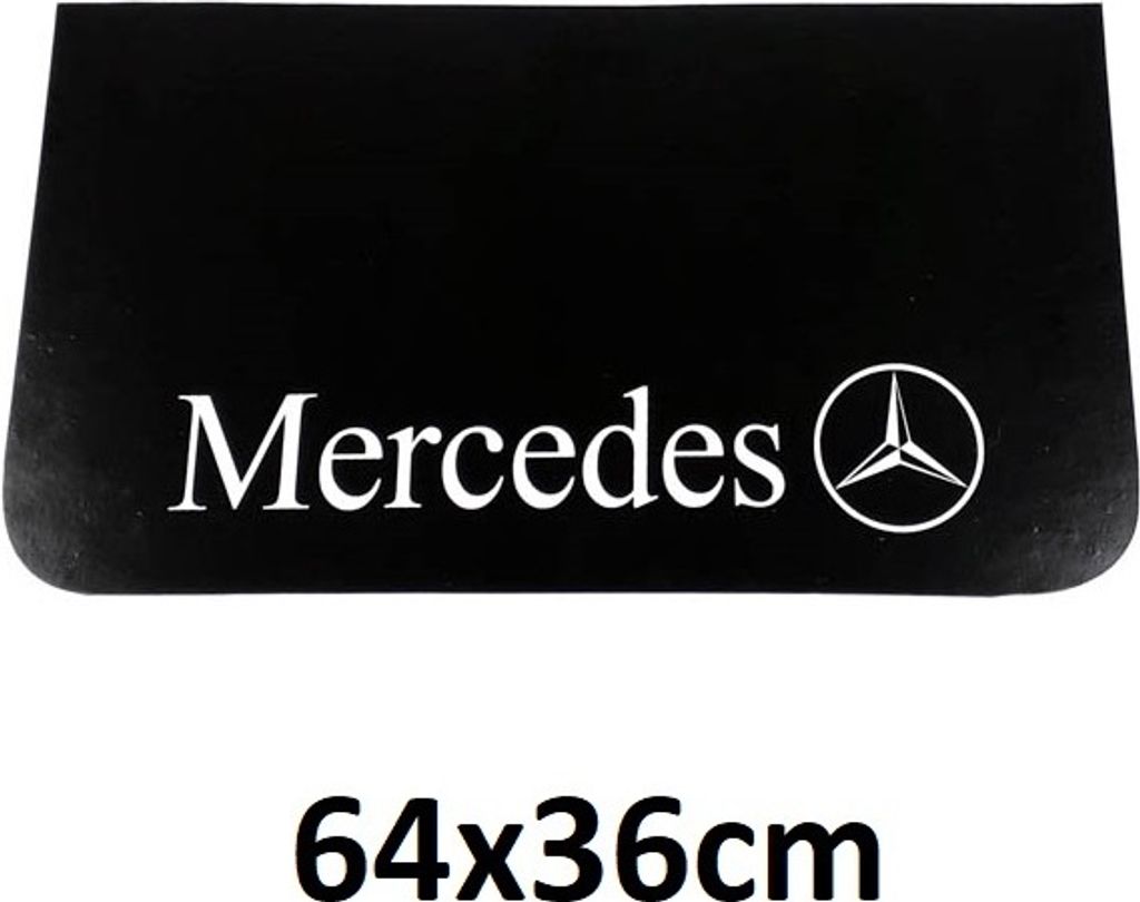Mercedes-Presskotflügel mit Logo und weißer Schrift | 36 x Produktbild 