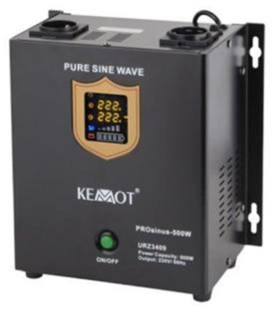Záložní zdroj pro kotle UPS KEMOT URZ3409 PROsinus 500W Obrázek produktu 