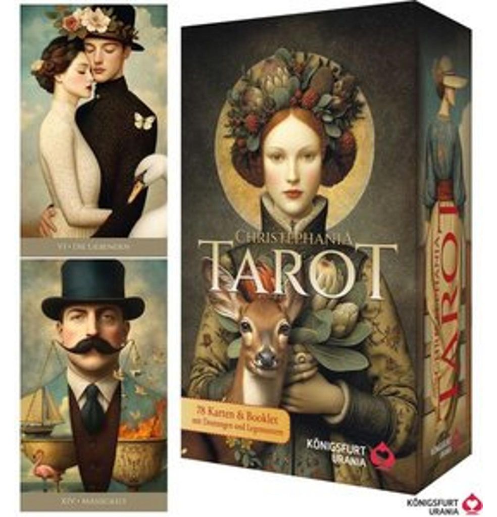 Christephania Tarot - 78 farbige Tarotkarten und ein Image du produit 