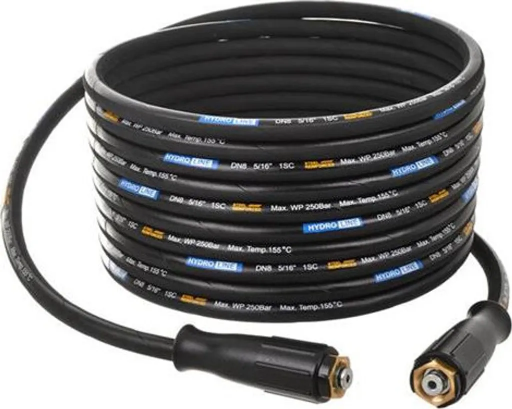 OFFERTA: Tubo Idropulitrice 5m DN8 Acciaio Professionale M22