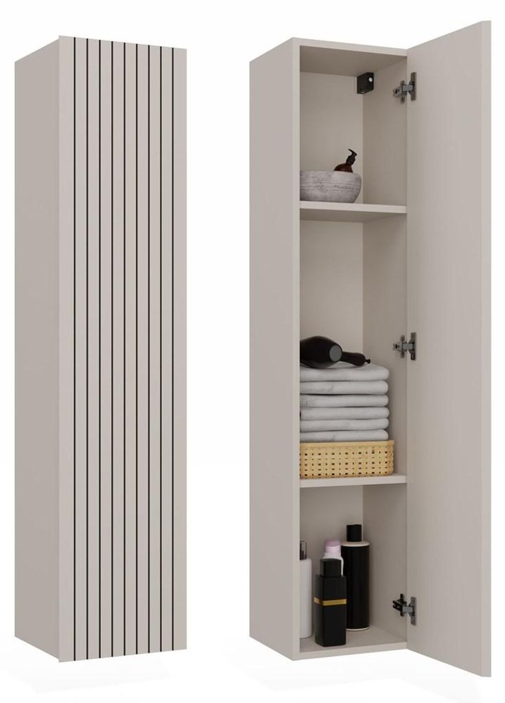 Hängendes Säulenregal für Badezimmerschrank TIGO 1D Produktbild 