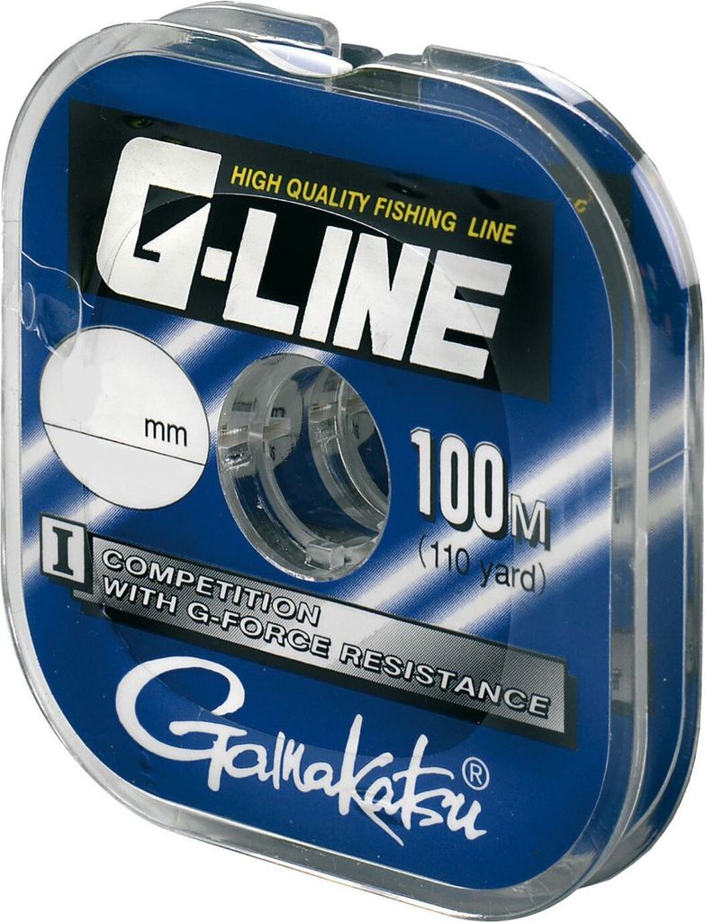 Gamakatsu Super G-Line Competition Blister - 100m monofile Schnur, Durchmesser/Tragkraft:0.14mm / 1.77kg