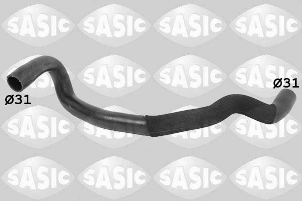 SASIC Kühlerschlauch Wasserschlauch passend für PEUGEOT 308 SW I (4E, 4H) 3400261