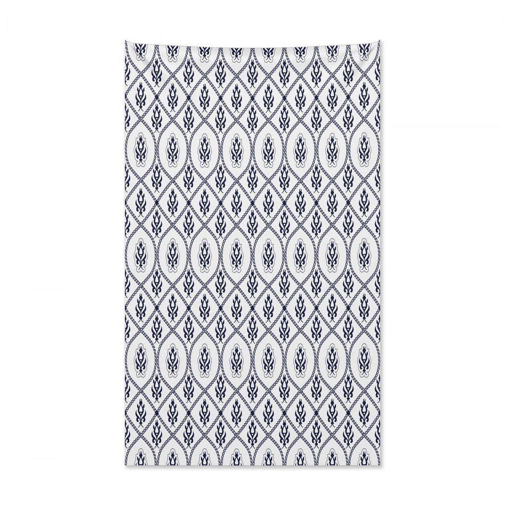 Abakuhaus Geometrisch Wandteppich und Tagesdecke, Nahöstliche Seile aus Weiches Mikrofaser Stoff Kein Verblassen Klare Farben Waschbar, 140 x 230 ...