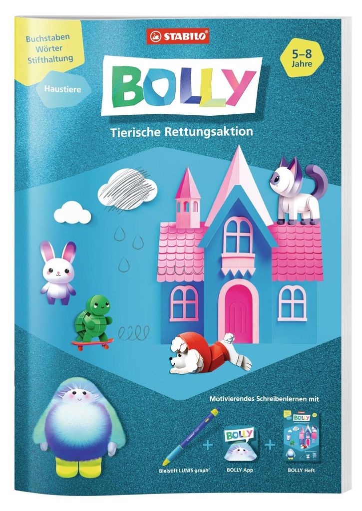 Übungsheft & App-Welt STABILO BOLLY – Haustiere – Passend Produktbild 