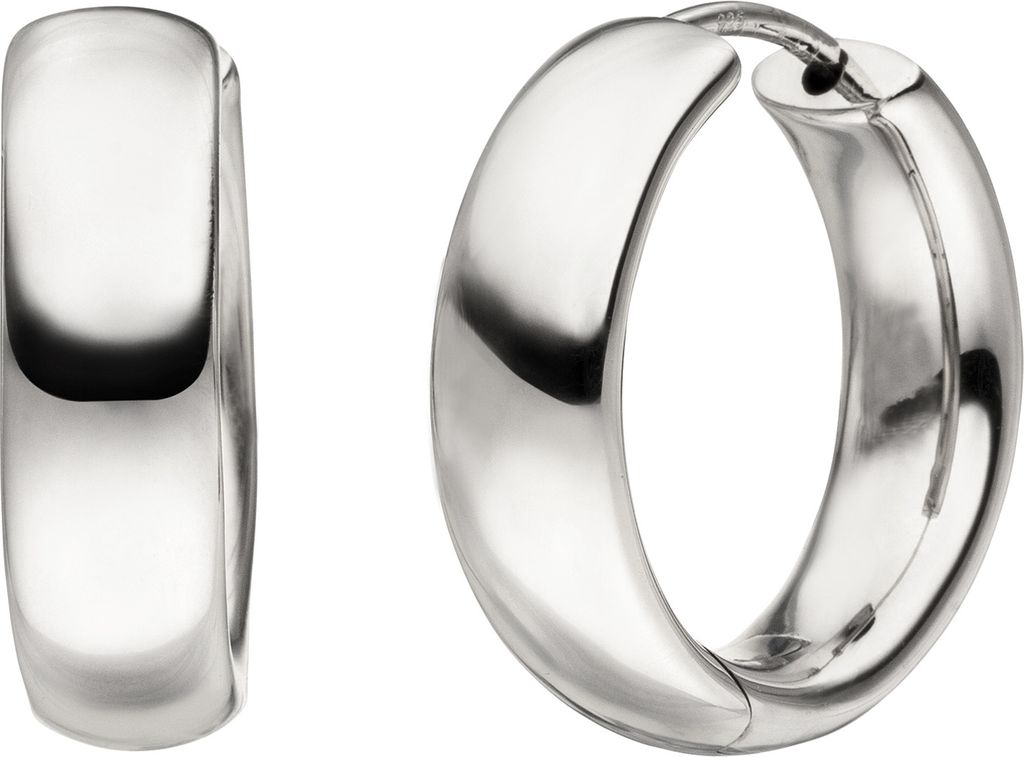 Creolen 925 Sterling Silber Ohrringe Silbercreolen Produktbild 