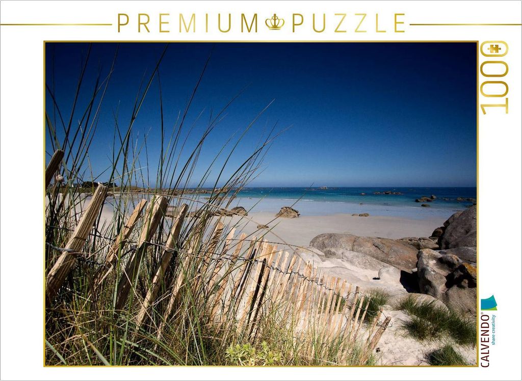 CALVENDO Puzzle Ein Motiv aus dem Kalender Frankreich Bretagne | 1000 Teile Lege-Größe 64x48cm Foto-Puzzle für glückliche Stunden