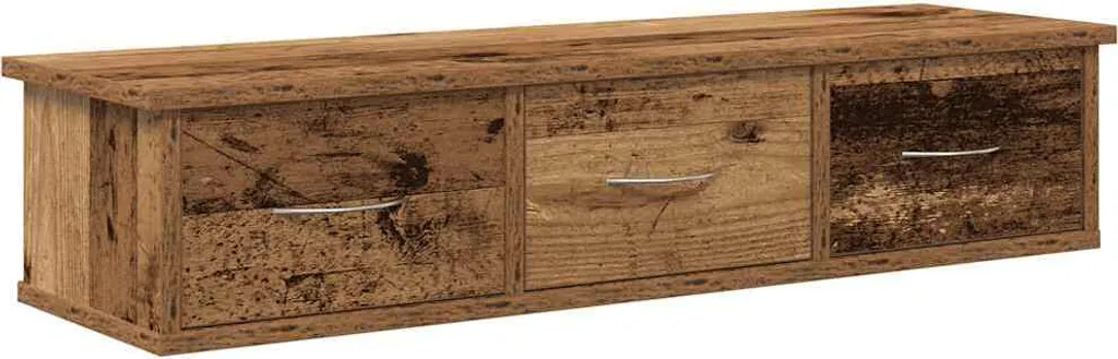 Mobile a Parete in Legno Recuperato 88x26x18,5 cm | Arredo Esclusivo