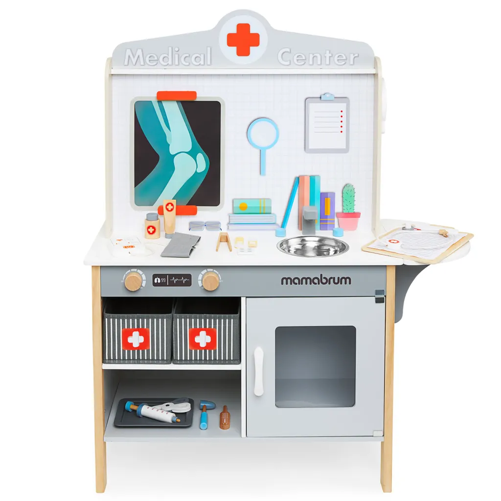 Hôpital en bois robuste chirurgie XXL pour soigner tous les doudous - 3