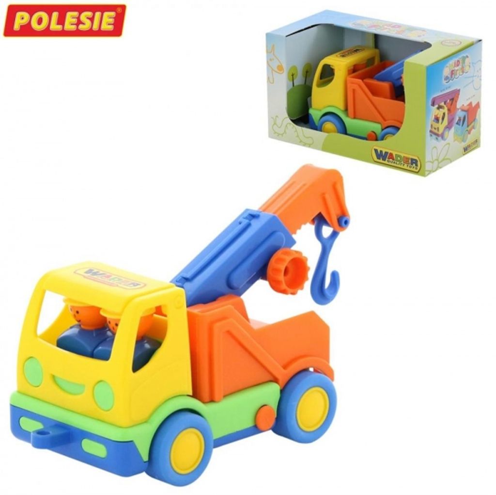 Polesie abschleppwagen 20 cm rot/gelb 