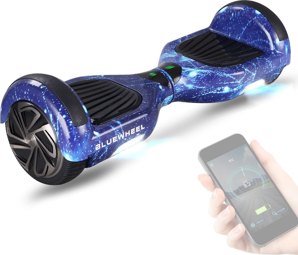 Bluewheel Hoverboard HX310s_BS | 6.5" Vollgummireifen | LED-Scheinwerfer