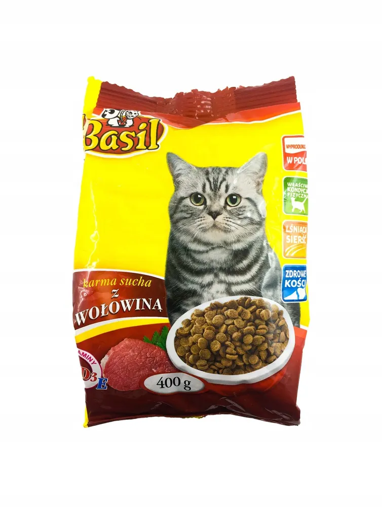 Miglior Cibo Secco Gatto 400g Manzo e Basilico | Recensioni 5 Stelle
