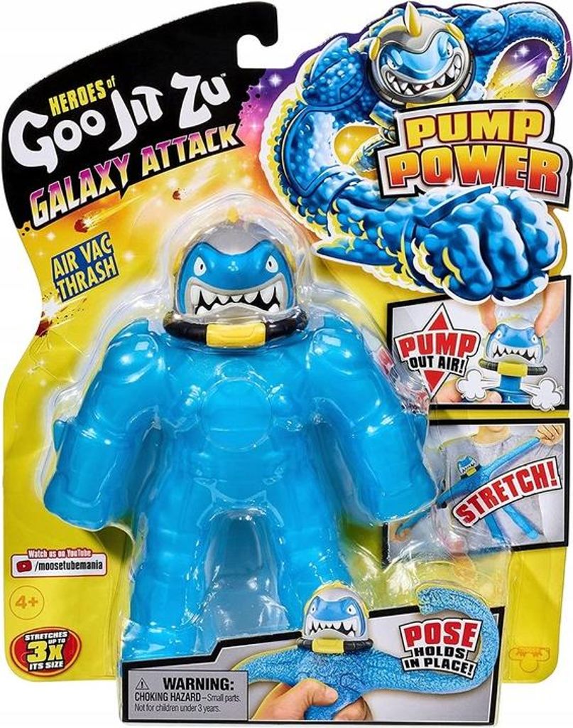 Goo Jit Zu Galaxy Air Vac Thrash - Pump Power Action Figurine