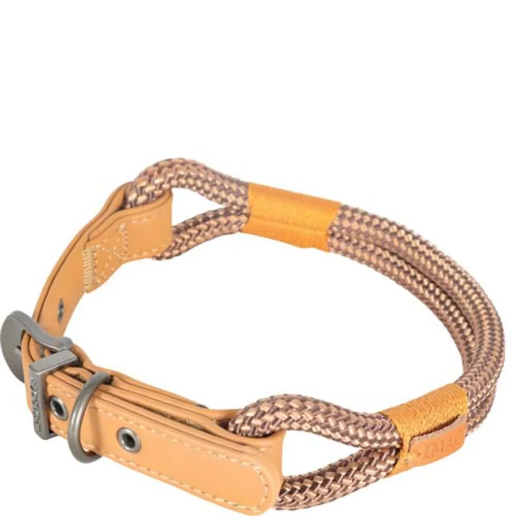Collier chien anti-irritation HYDE PARK marron réglable 60cm Zolu