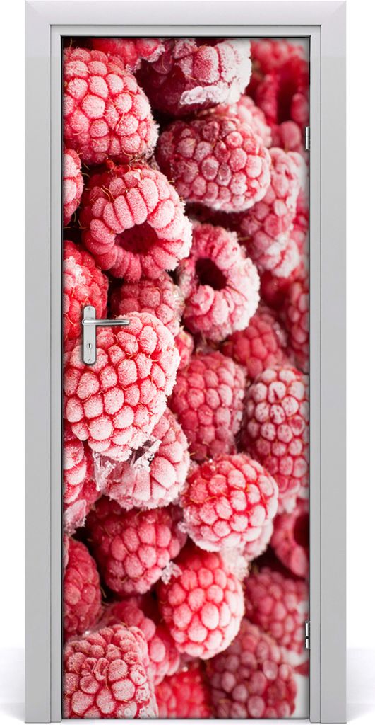 Tulup Türaufkleber 75x205 cm Dekorative Aufkleber Selbstklebend Wasserdichte Tapete Abnehmbar Schlafzimmer Wohnzimmer Wohnkultur - Himbeere