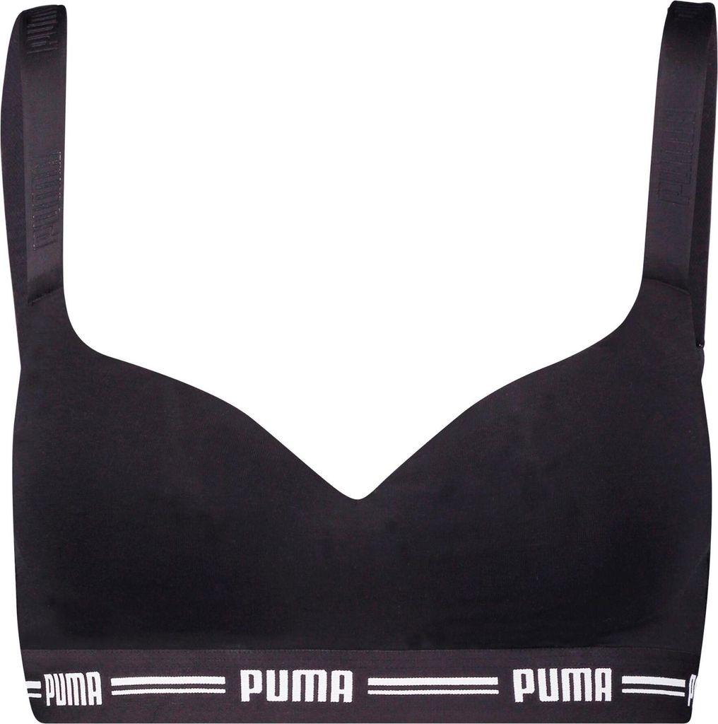 PUMA WOMEN PADDED TOP 1P HANG black S