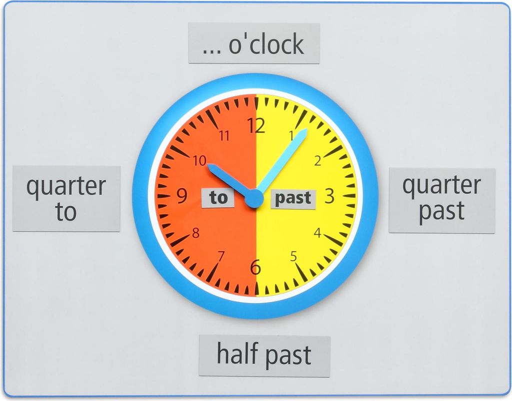Betzold Lernuhr Englisch What's the time
