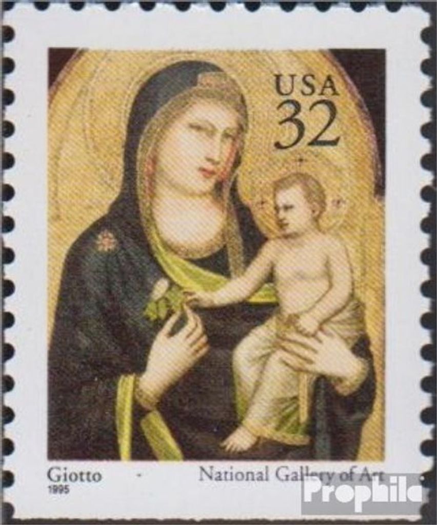 Briefmarken USA 1995 Mi 2674Du (kompl.Ausg.) postfrisch Weihnachten