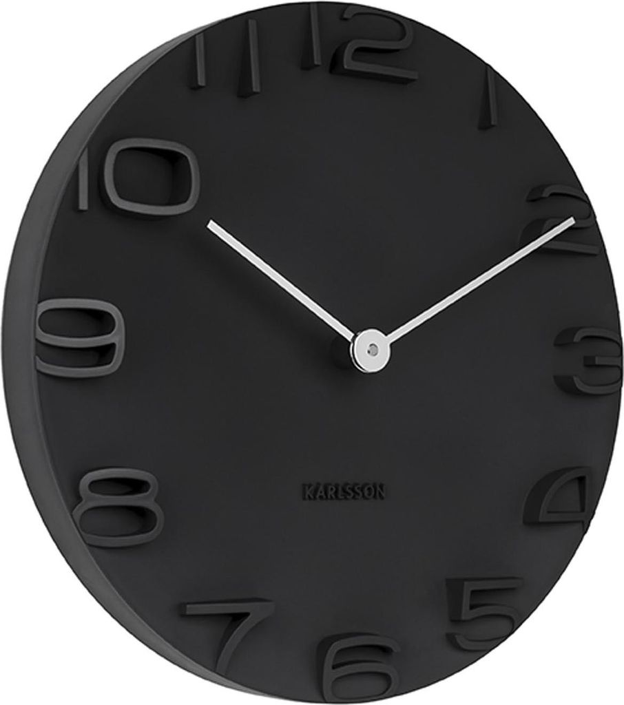 Karlsson - Horloge murale On The Edge - Noir Image du produit 