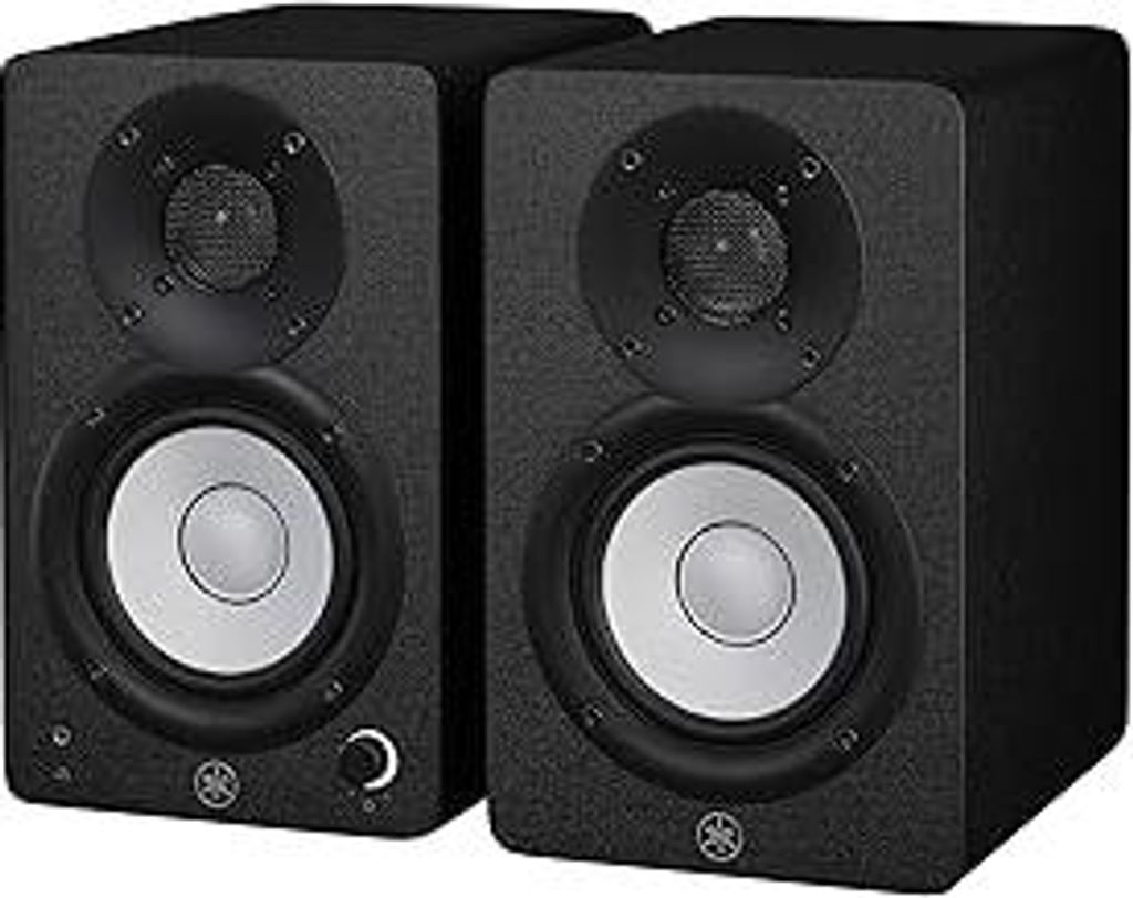 Yamaha HS3 Studiomonitore – 2-Wege Aktivlautsprecher, Paar, Bassreflex 3,5 52W, Hohe Qualität, Flacher Frequenzgang, Fortschrittliche Raumsteuer...