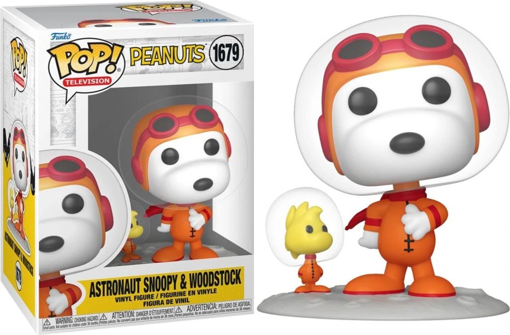 Funko Pop! Peanuts Astronauta Snoopy e Woodstock 1679 Immagine del prodotto 