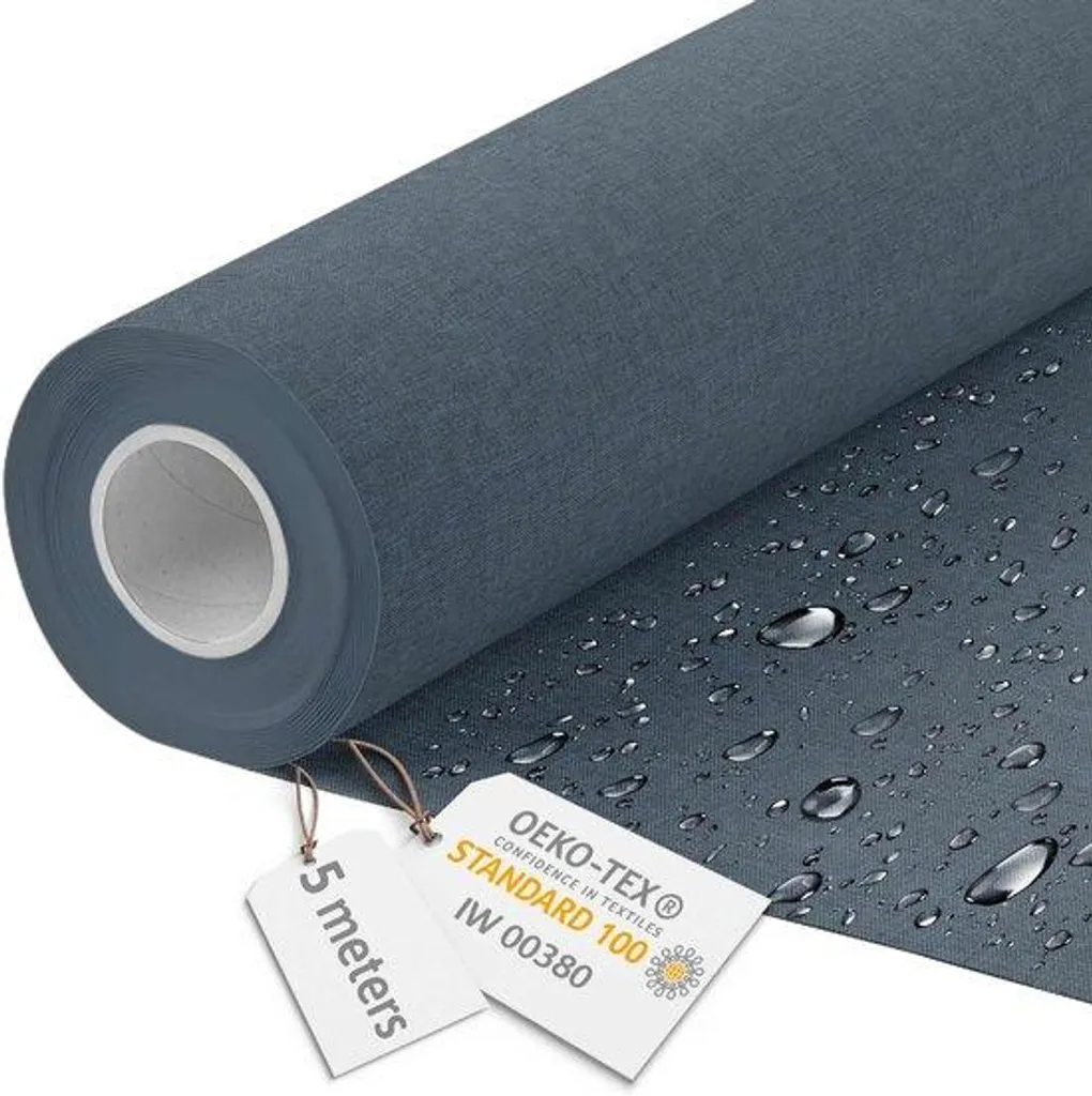 Toile de rechange pour store banne étanche 600D bleu océan de 5m