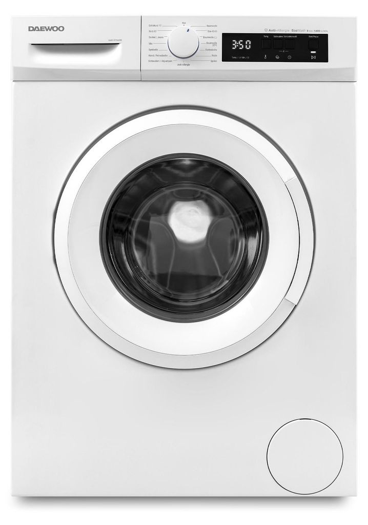 Daewoo WM814T1WA0DE Waschmaschine AquaStop 8kg Inverter Produktbild 