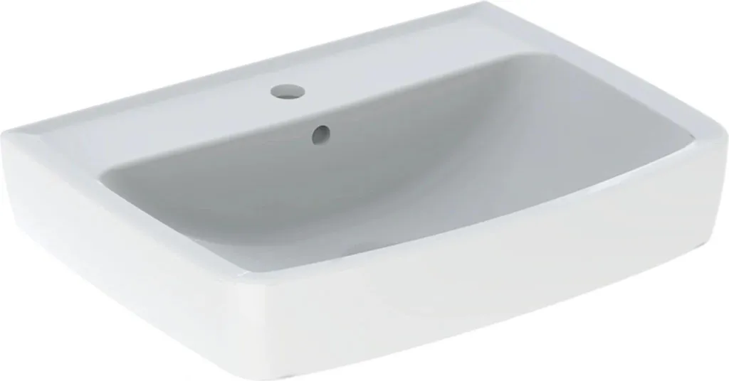 Lavabo Angolare Geberit B60 Bianco | Design Compatto d'Eccellenza